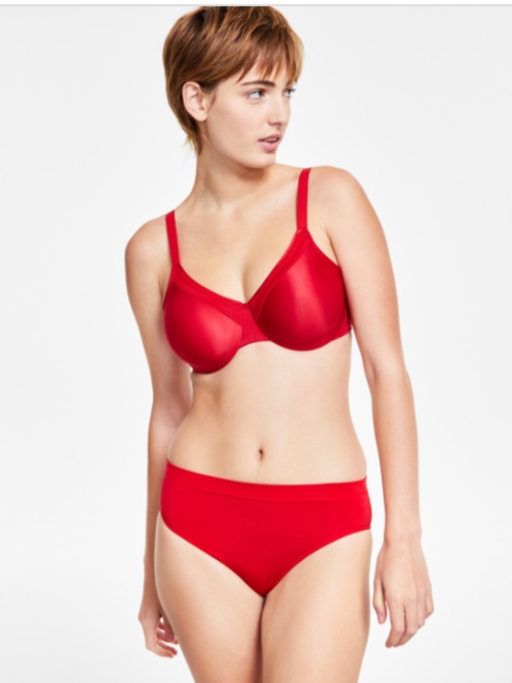 Wacoal Women's Perfect Primer Full Figure Underwire Bra in Equestrian Red. - Picture 2 of 3